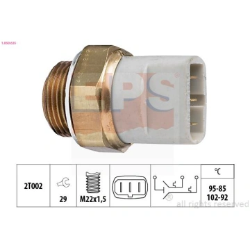 EPS 1-850-635 - Termoslēdzis, Radiatora ventilator