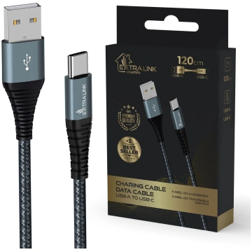 Extralink SMART LIFE CABLE 15W, USB-A to USB-C, 12