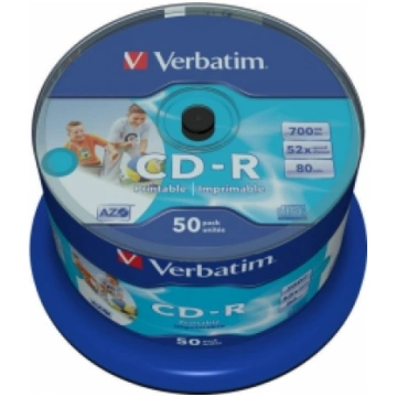 Verbatim CD-R Matrices AZO 700MB 1x- 52x Wide Prin