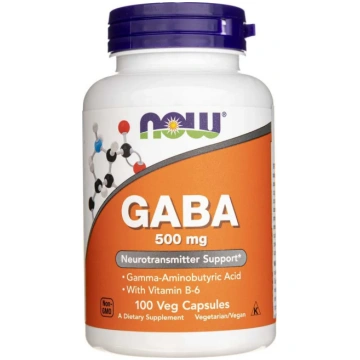 Now Foods NOW FOODS GABA 500 mg – 100 kapsulas