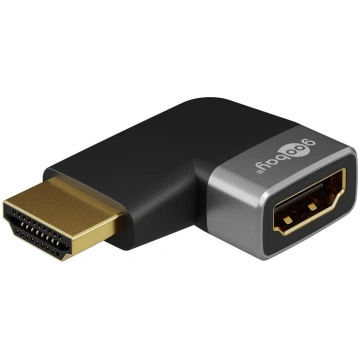 Goobay 72010 HDMI Angled Adapter 90° Horizontal, 8