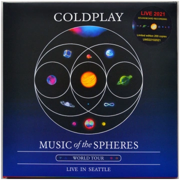 COLDPLAY Live in Seattle 2021 Music Of The Spheres
