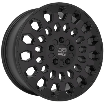 MSW 99 Van 5x118 R16 6.5J et55 71.1 Matt Black Lip