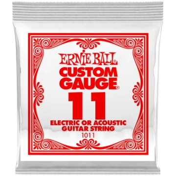 Ernie Ball 1011 .011 Plain steel single string P01