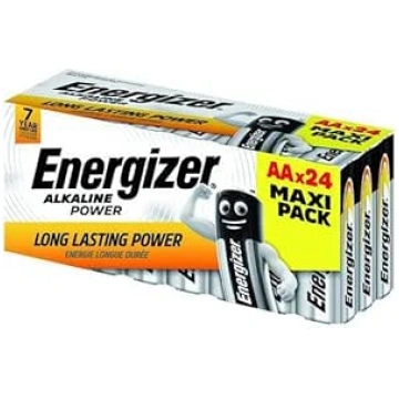 Energizer Aa 24 sārmu bateriju iepakojums E3004564