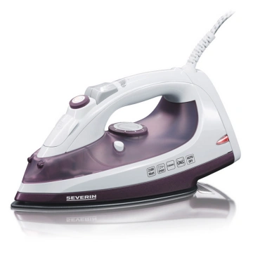Severin, 2500 W, balta/violeta - Tvaika gludeklis,