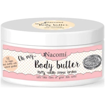 Ķermeņa sviests Nacomi Fluffy Vanilla & Creme Brul