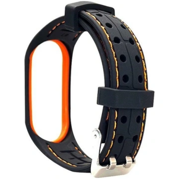 Beline pasek Smart Mi Band 34 czarno-pomarańczowy 