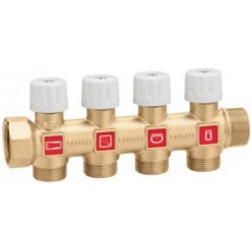 *CALEFFI Kolektori ūdensapgādei 5 ceļu 3/4