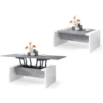Galds-transformers SPACE Beton Milenium/Bialy MAZZ