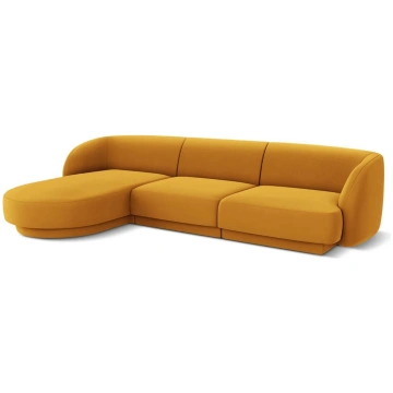 Stūra dīvāns Micadoni Home Miley Velvet 4 Seats, d
