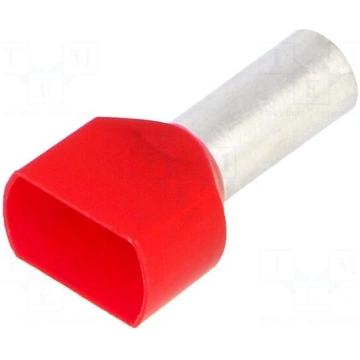 Bootlace ferrule | insulated,double | copper | 10m
