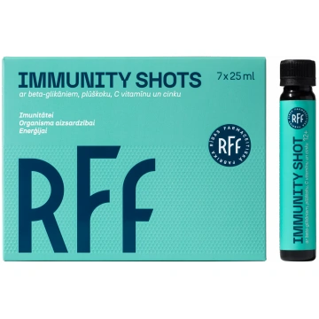 RFF Immunity Shots 25 ml pudelītes, 7 gab