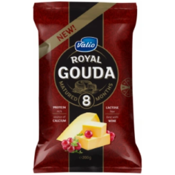 Siers Royal Gouda Black Valio 8 mēn, 200g (450-108