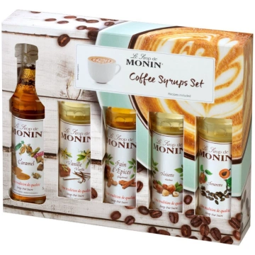 Monin Sīrupu komplekts kafijai (5×50ml)