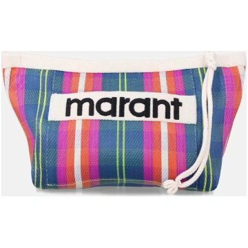 Isabel Marant Powden striped clutch Spazio Pritell