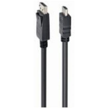 Gembird DisplayPort to HDMI 3m Black aksesuārs CC-