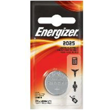 Energizer Battery CR2025 Lithium 1-pak 76389000830
