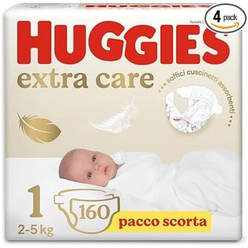 Huggies Extra Care Bebè 1. izmēra (2-5 kg) Superab