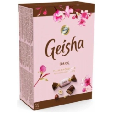 Tumšās šokolādes konfektes GEISHA Fazer, 150g 450-
