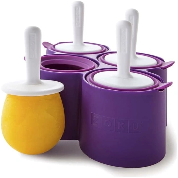 Zoku apaļās ledus pop formiņas - violetā krāsā ANE