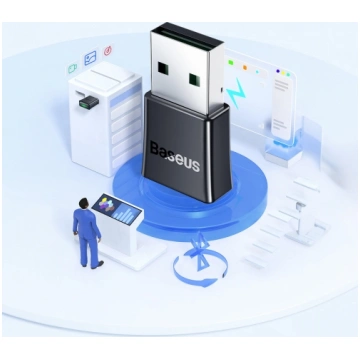 BASEUS BA07 Bluetooth USB adapter - black (ZJBA010