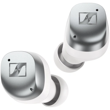 Bezvadu austiņas Sennheiser Momentum 4, sudraba kr