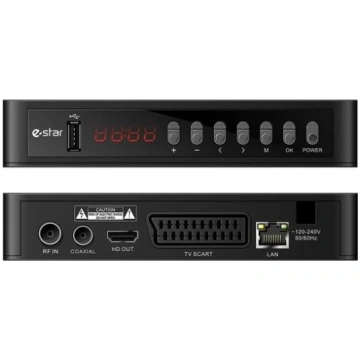 DVBT Reciever ESTAR T2 618 HD DVB-T TV dekoders T2