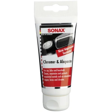 SONAX hroma, alumīnija un misiņa tīrīšanas pasta, 