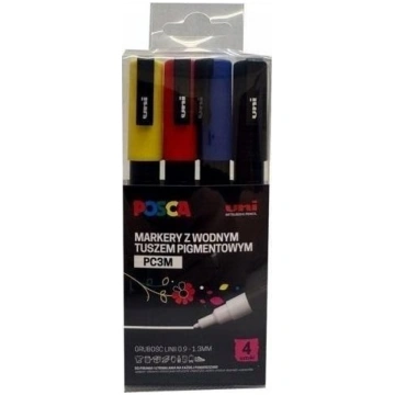 Marķieri Plakātu Pc-3m 4 krāsas Posca Uni