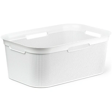 Veļas grozs - Rotho - ZIEDI - 50 L - Rozā - Mūsdie