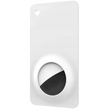 Mobile Origin AirTag Wallet Card — balta plāna kar