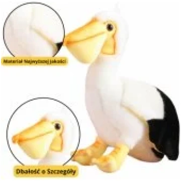 LEAN Toys Plush Pelican Bird Plush Toy Mascot Cudd