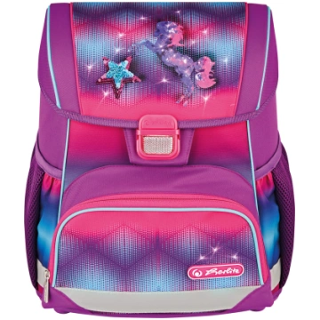 Skolas mugursoma Herlitz Loop Pink Horse, rozā krā