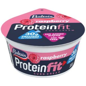 Biezpiena krēms Protein BALTAIS aveņu 300g