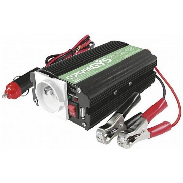 Invertors, strāvas pārveidotājs 12V 230V 300/600W 