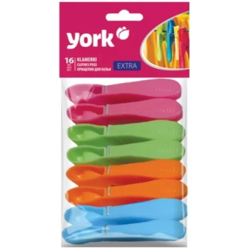 Veļas knaģi EXTRA 16 gab. YORK 36096020