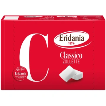 Baltais cukurs kubiņos ERIDANIA, 1 kg