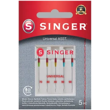 Singer | Universālā adata ASST 5PK audumiem