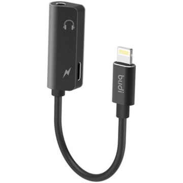 Budi Lightning to AUX mini jack 3.5mm adapter + Li