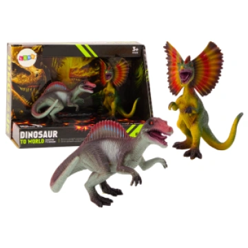 Dinosaur figures Spinosaurus Dilophosaurus Set 2 p
