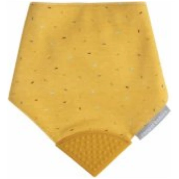 Canpol Babies cloth bib with teether Yellow 101040