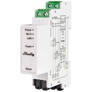 Shelly Shelly PRO 3EM 120A 3-Phase Energy Meter, W