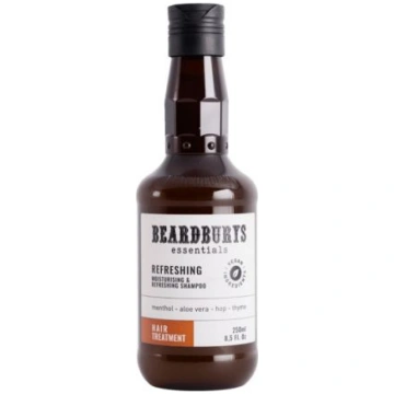 BEARDBURYS ESSENTIALS REFRESHING ŠAMPŪNS, 250ML