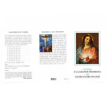 PREGHIERE - Pieghevole Sacro Cuore di Gesù Alla Fo