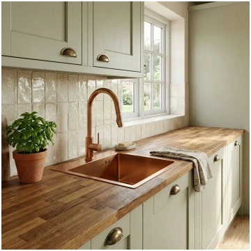 with kitchen faucet Rea