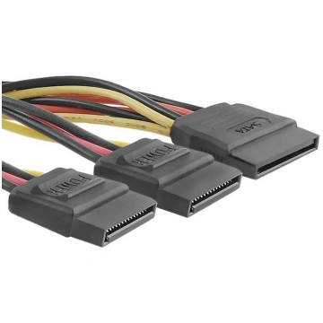 Qoltec SATA cable splitter SATA female | 2xSATA fe