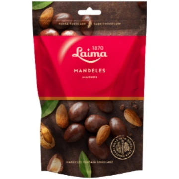 Mandeles tumšajā šokolādē Laima 140g