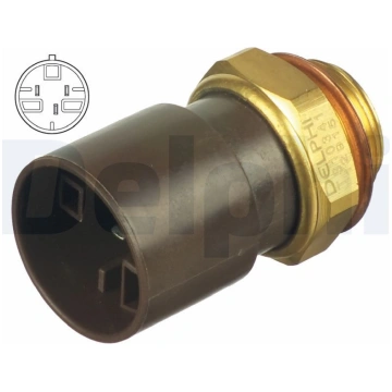 Termoslēdzis, Radiatora ventilators DELPHI TS10341