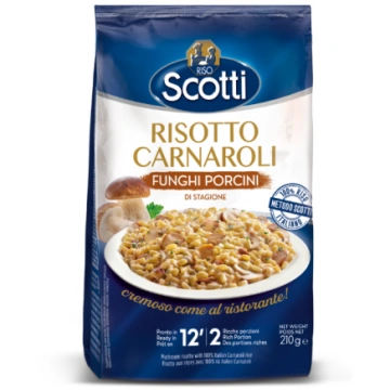Bezglutēna Scotti risotto ar baravikām, 210g Scott